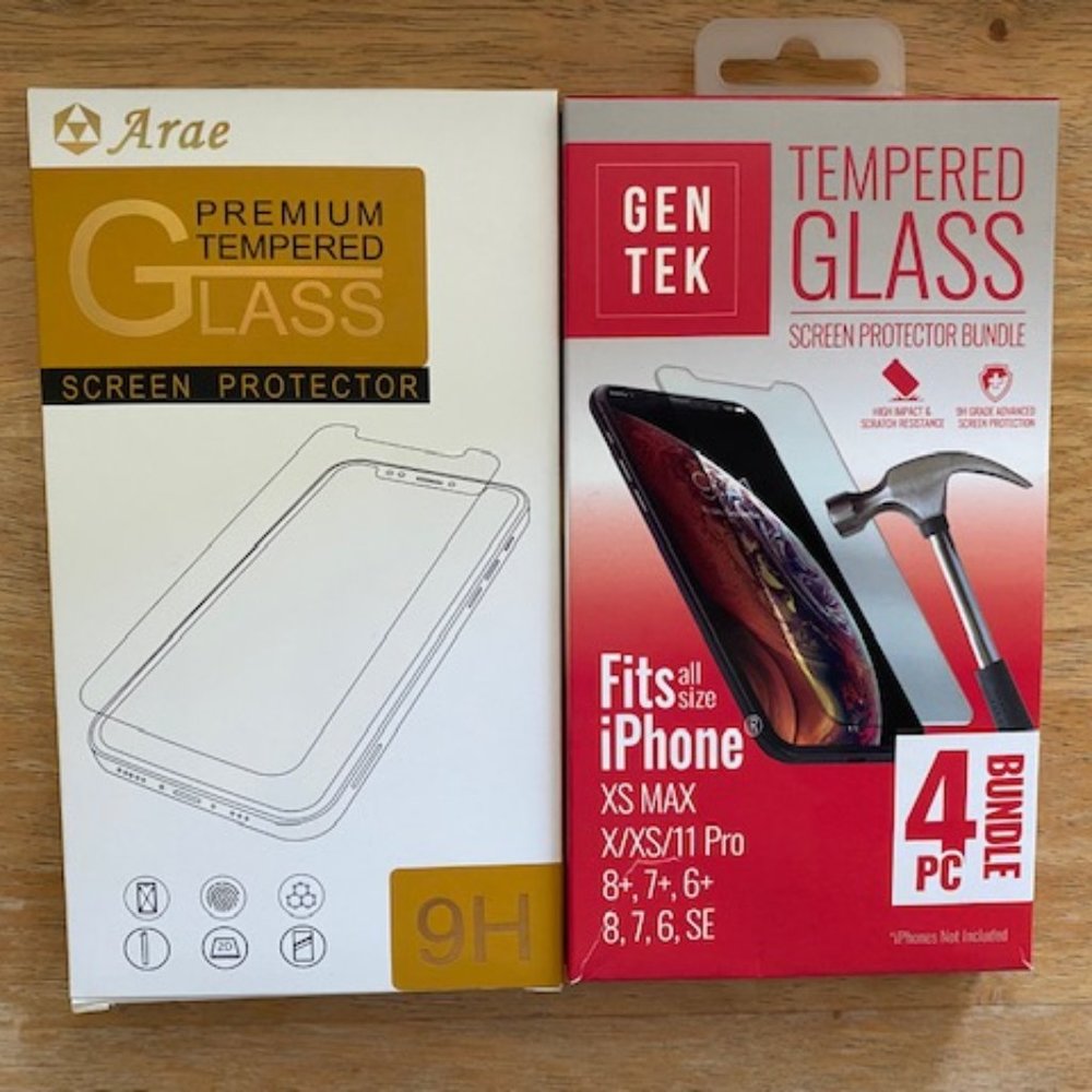 2 Pk Tempered Glass Screen Protectors
